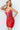 red spaghetti strap dress 22526