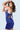 royal v neck dress 22526