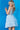 Light blue fit and flare short dress 22604