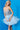 light blue spaghetti strap short dress 22604