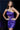 Purple cut out short dress 22705