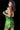 Olive backless short dress 22905