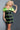green short dress 23003