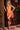 orange fitted dress 23058