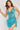 Jovani 23103 Teal Feather Skirt Embellished Short Dress