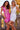white and pink fitted dress 23104