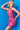 Hot pink key hole short dress 23108