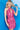 Hot pink open back homecoming dress 23108