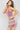 fuchsia silver short dress 23293