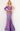 purple one shoulder dress 24098