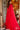 red dress with cape