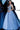 blue a line dress 3110