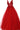 Red V neck embellished ballgown 3110