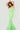 green v neck dress 3263