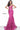berry sheer bodice prom dress 3675