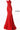 red form fitting with flare bottom lace prom dress 37334