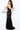 Black lace sweeping train pro dress 37334