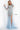 loor length feather detail skirt with front high leg slit 37580