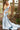 Soft blue glitter v neck prom dress 47075
