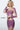Jovani sheer illusion fuchsia beaded short dress 47598