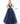 Jovani 55634 Navy Black Floral Appliques V Neck Ballgown