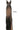 black nude feather bottom plunging v neck prom dress 55796