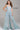 blue lace plunging v neck pantsuit with skirt 60124