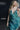 fringe teal dress 61883