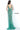 Emerald sweeping train prom dress 63405