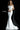 Jovani feather mermaid wedding dress 63891