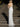 Off White Embellished Plunging Neck Bridal Dress  66765