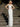 Off White Embellished Plunging Neck Bridal Dress  66765