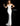 Off White Embellished Plunging Neck Bridal Dress  66765