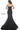 Jovani 94366 Black Strapless Straight Neck Scuba Evening Gown