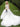 floral white wedding dress with long train JB68167