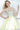 yellow short dress K00722