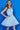 blue kids dress K07283