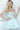 Light Blue Fit and Flare Strapless Girls Party Dress K2171