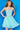 blue short dress K3641