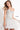 white fit and flare dress K59903 