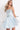 blue fit and flare dress K62533