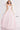 White Pink Spaghetti Straps Embellished Long Girls Dress K65648