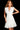 white casual dress M02856