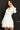 Ivory feather embellished on trend blazer Jovani M1262