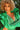 green v neckline couture dress S09554