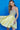 yellow fit and flare dress K00722
