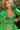 green beaded dress S09554